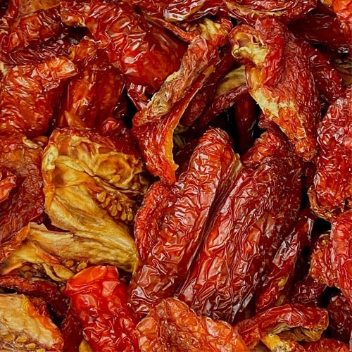 Dried ORGANIC tomatoes in halves