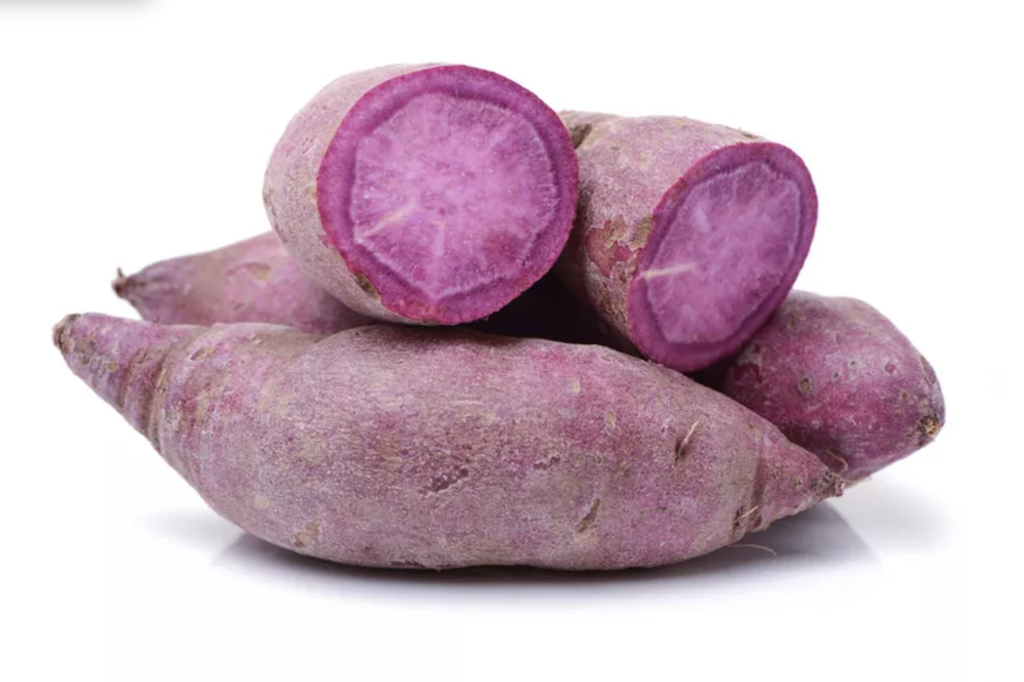 Batata violeta ecológica