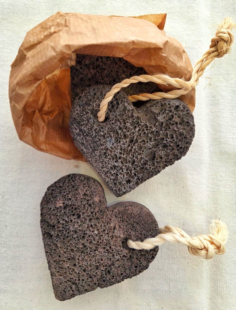 Piedra pómez exfoliante