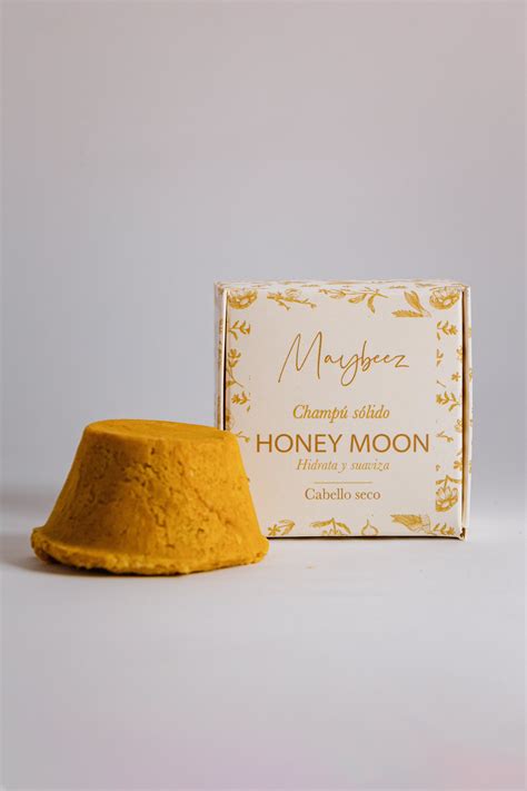 Champú solido cabello seco "HONEY MOON" - Maybeez