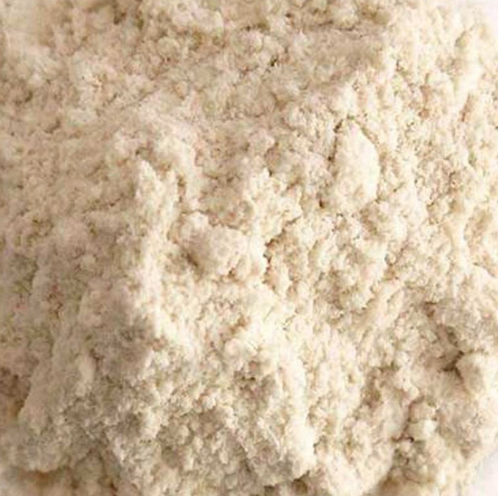 Organic wholegrain round rice flour, milled in-house