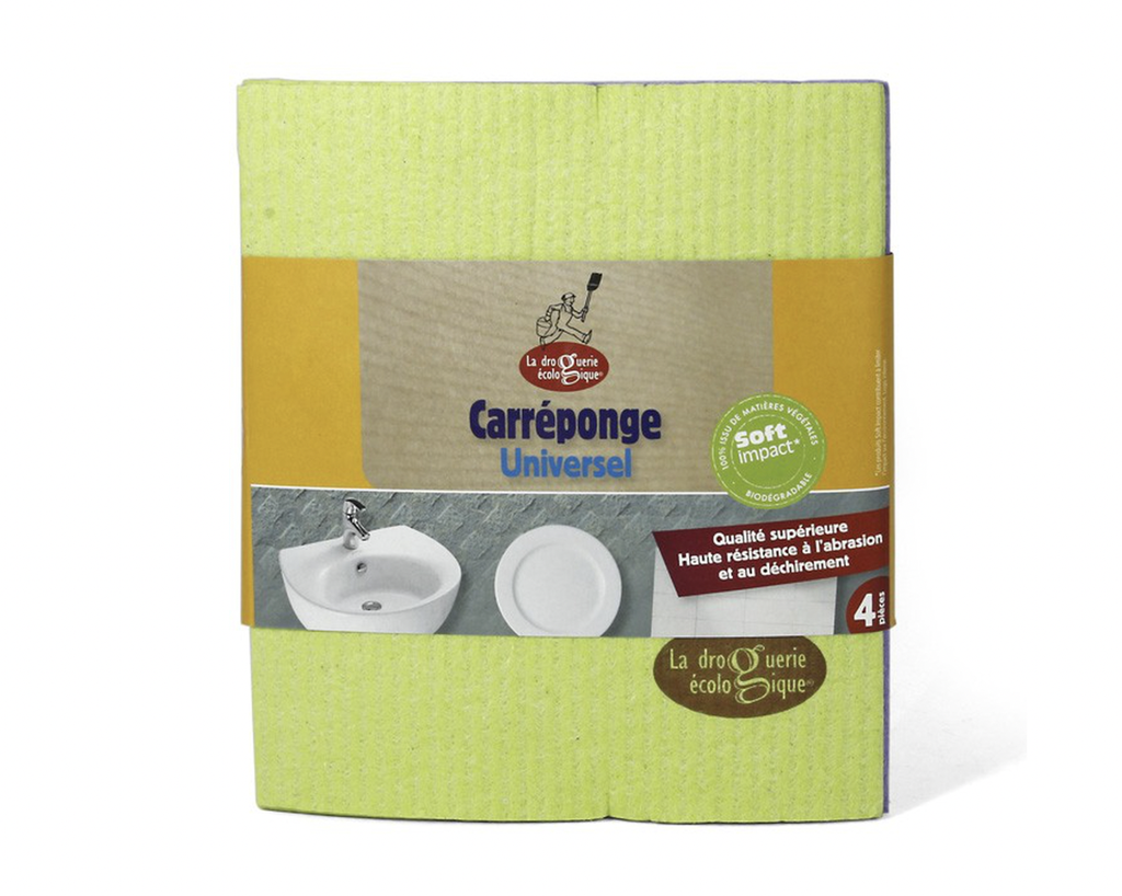 Organic cotton and cellulose wipes - 4 units pack