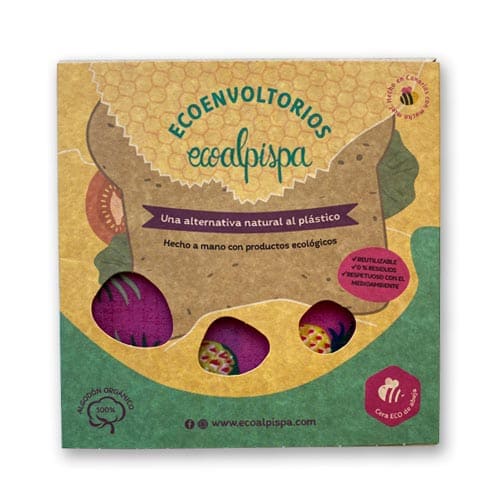 Ecoenvoltorio de cera Ecoalpispa. (Talla M)