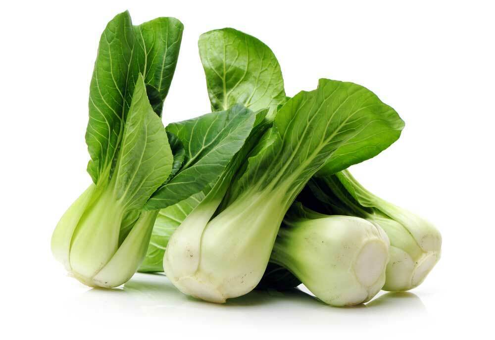 Organic pak choi