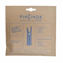 Pinzas de acero inoxidable (12 unidades)